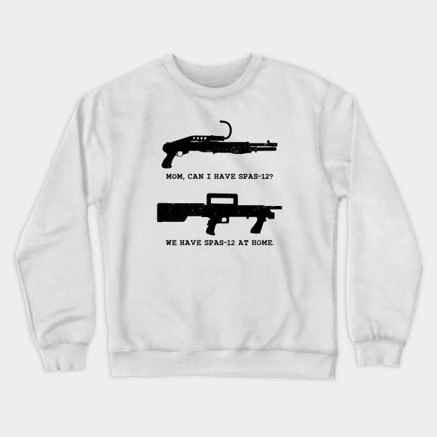 SPAS12 at Home - black Crewneck Sweatshirt by CCDesign